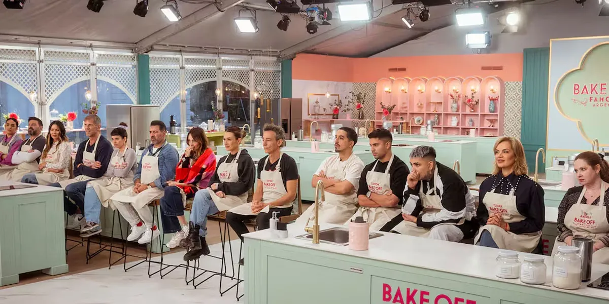 Bake Off Famosos tuvo su debut en la noche dle lunes y alacanzó los 11 puntos de rating. 