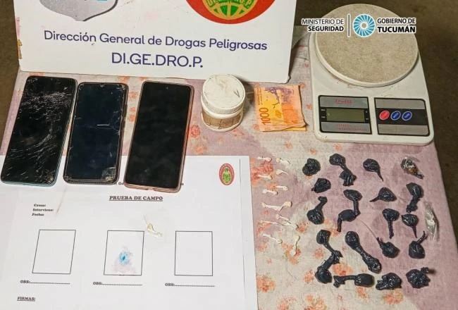 Hallan droga en una investigación por robo