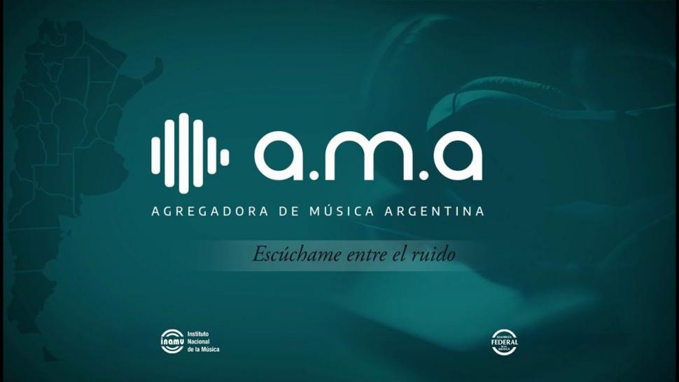 ASÍ SE VE. La portada de la plataforma Agregadora de Música Argentina, de articulación pública/privada.