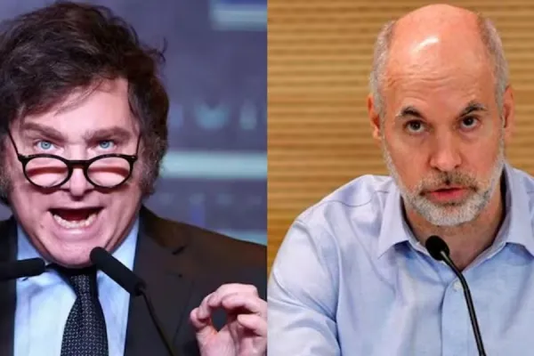 Javier Milei arremetió contra Horacio Rodríguez Larreta y lo trató de siniestro