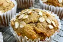 Muffins de banana, avena y nuez: receta sin gluten y sin azúcar para un desayuno saludable