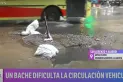 Lluvias en Tucumán: enormes baches dificultan la circulación en algunas calles de la Capital