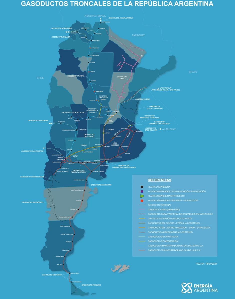 Con Vaca Muerta, el NOA recibiría el doble de gas de lo que se importa desde Bolivia