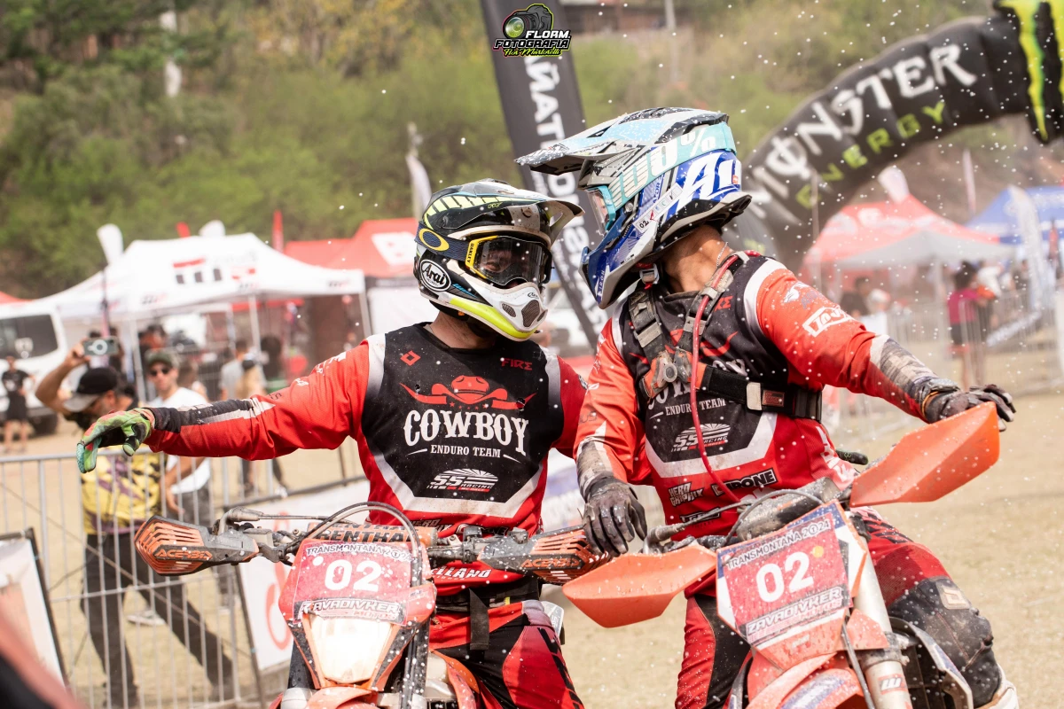 Son amigos desde chicos, volvieron a correr juntos después de muchos años y ganaron el Transmontaña 2024 de enduro