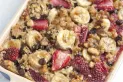 Avena y frutas al horno: el novedoso postre que ayuda a ganar masa muscular