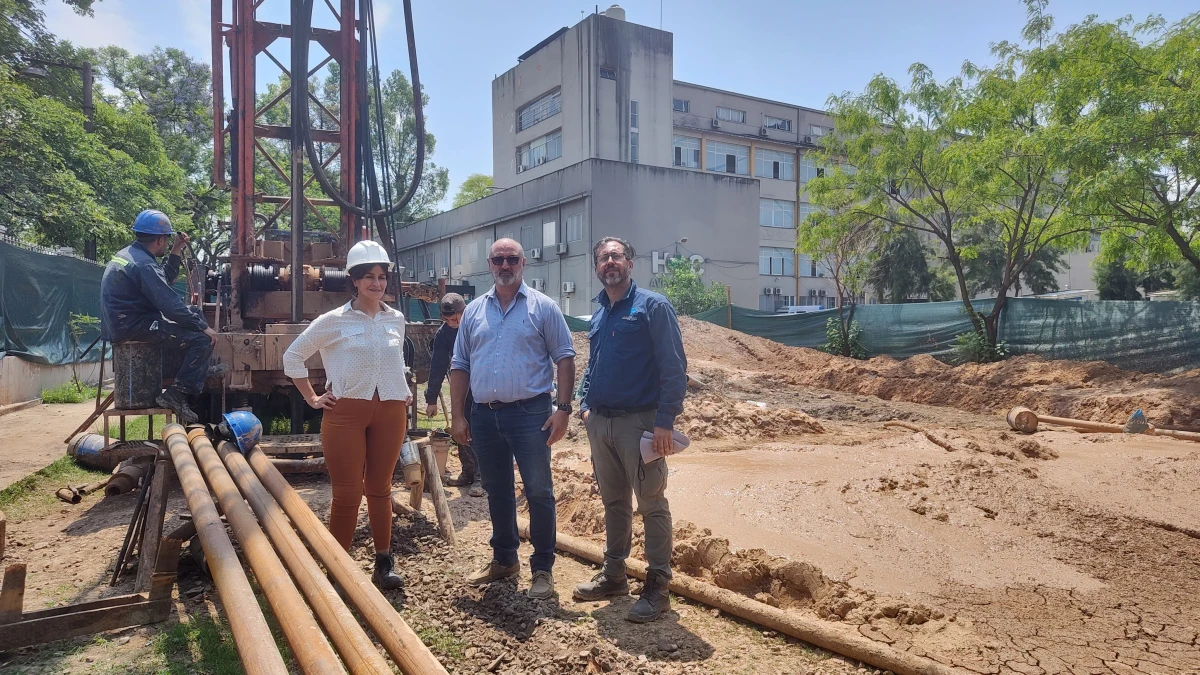 Obra de agua potable. PRENSA SAT