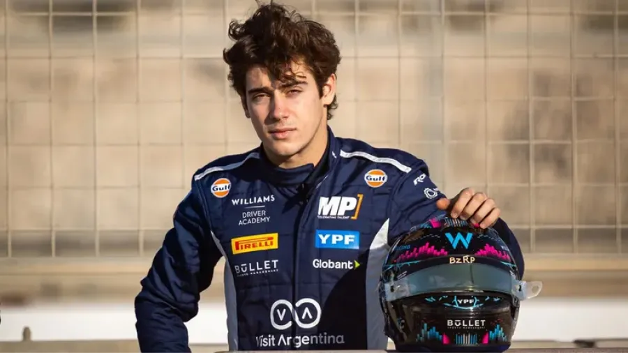 FUROR POR EL PILOTO. Franco Colapinto será una de las atracciones principales de Brasil el 3 de noviembre. / INSTAGRAM @francolapinto.