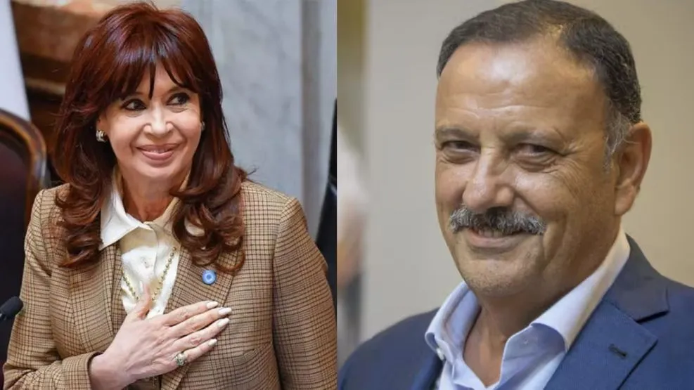 Cristina Fernández de Kirchner y Ricardo Quintela