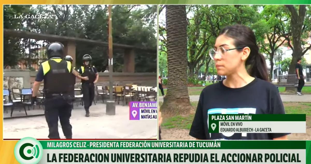 La Federación Universitaria repudió el accionar policial: Quieren silenciar a los estudiantes