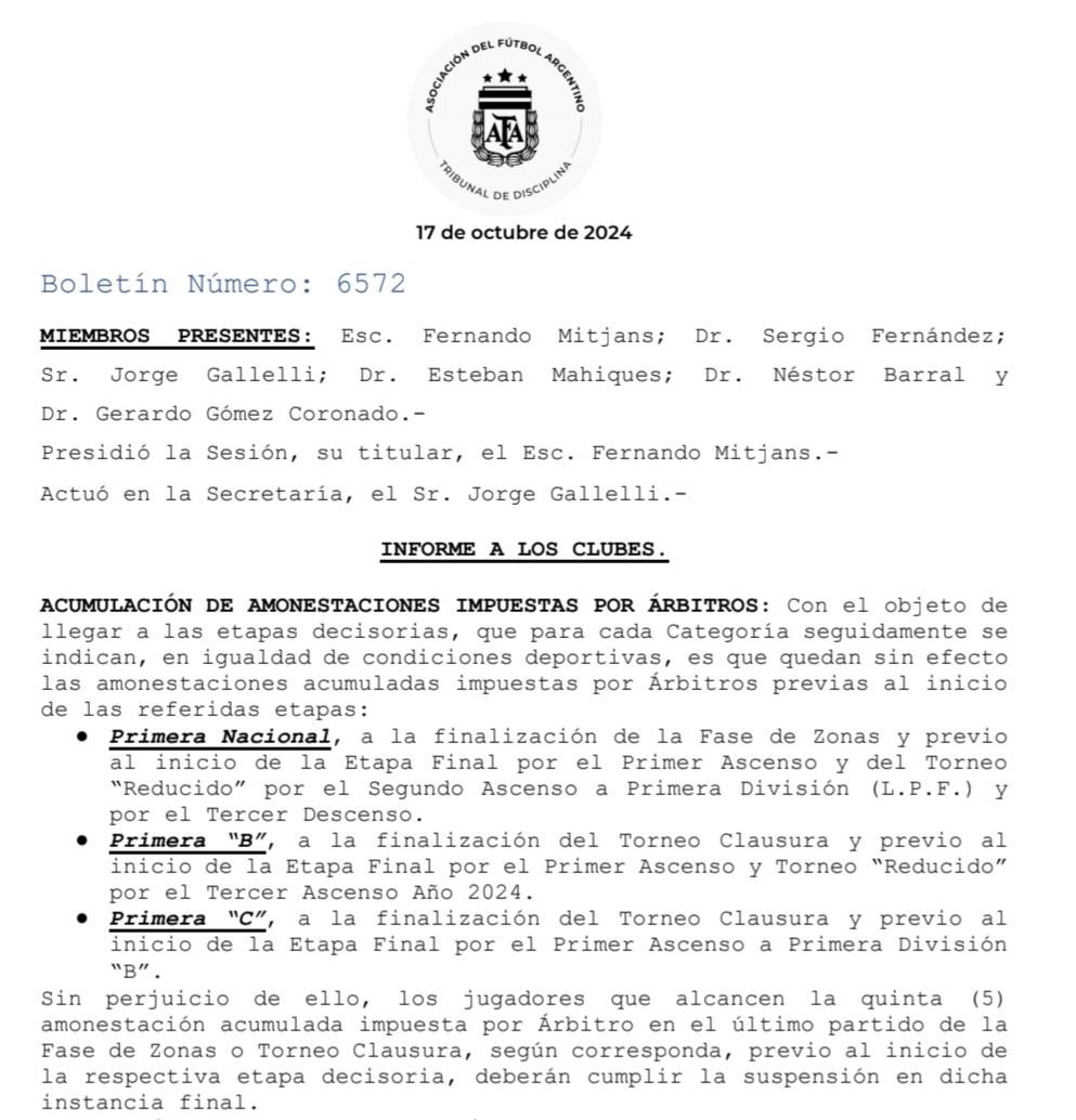 Atención San Martín de Tucumán: a dos fechas del final de la Primera Nacional, la AFA informó un cambio en el reglamento