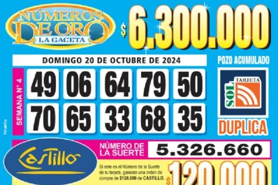 Los Números de Oro de LA GACETA