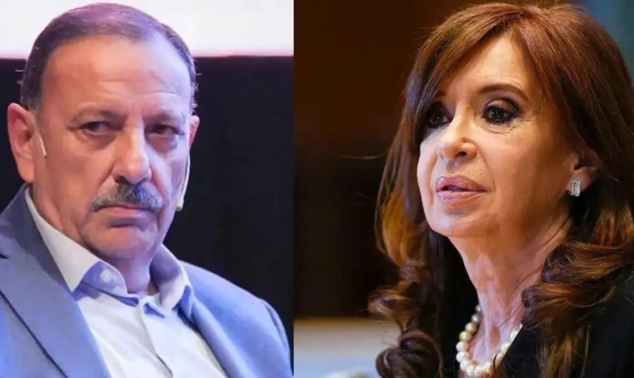 Ricardo Quintela y Cristina Kirchner.