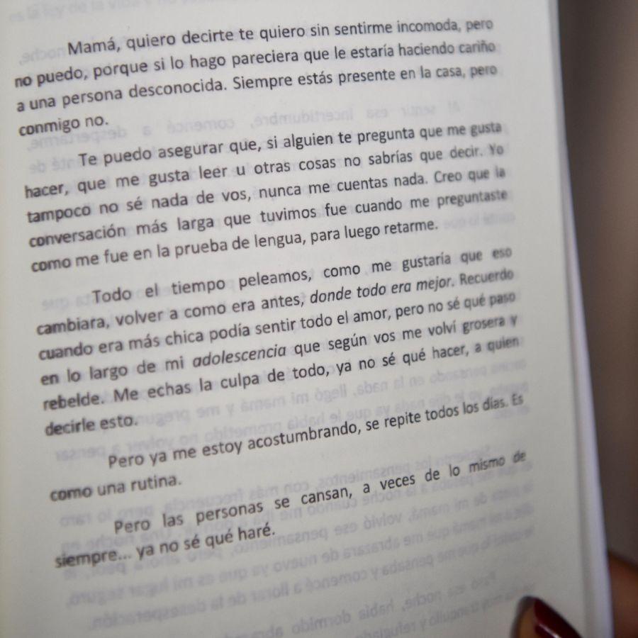 MAMÁ. Un relato anónimo de uno de los alumnos que participaron en 