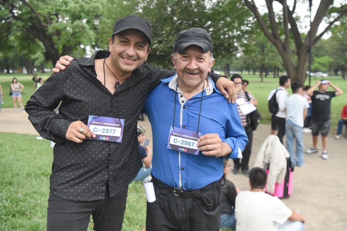 PADRE E HIJOS. Sin esperarlo, ambos se animaron a audicionar para el programa