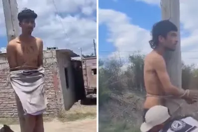 Cansado de los robos a su negocio, atrapó a los ladrones y los ató a un poste: la Justicia no hace nada