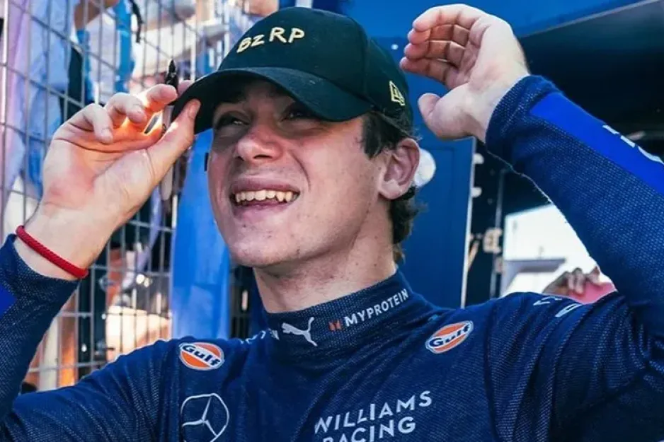 La reacción de Colapinto a los nuevos colores del auto de Williams: “De Boquita”