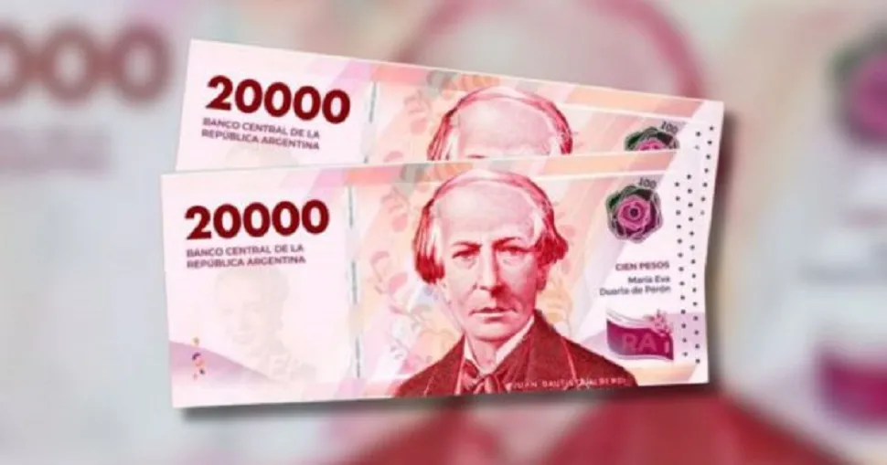 El Banco Central dijo que se demora la salida del billete de $20.000