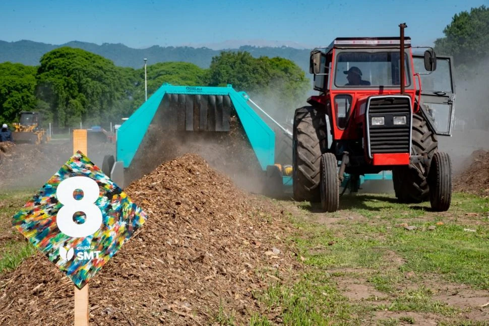 LA MEZCLA. Cómo se prepara el material para el compost.