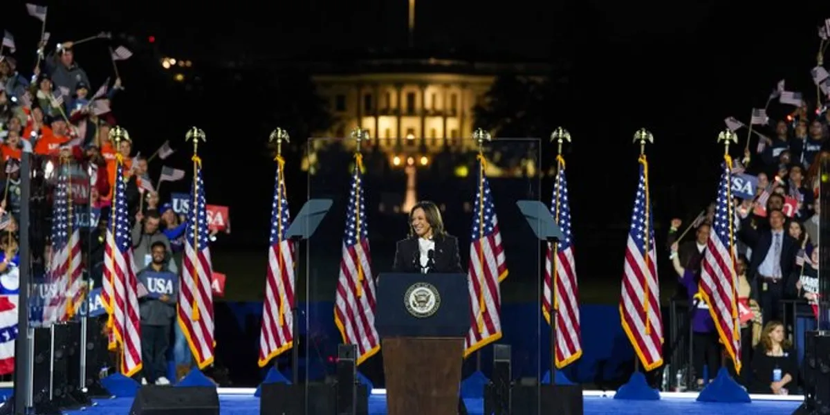 ELECCIONES EN EEUU. Kamala Harris reconoció su derrota ante Donald Trump y lo felicitó. Foto tomada de X/@KamalaHarris.