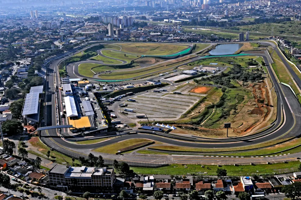 Así es el circuito de Interlagos, el único Gran Premio de Fórmula en Sudamérica, donde Reutemann ganó la primera edición