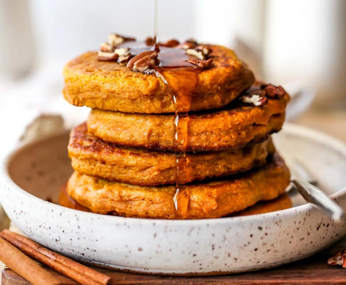 ¿Cómo preparar estos panqueques de calabaza?