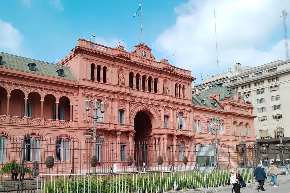 La Casa Rosada. 