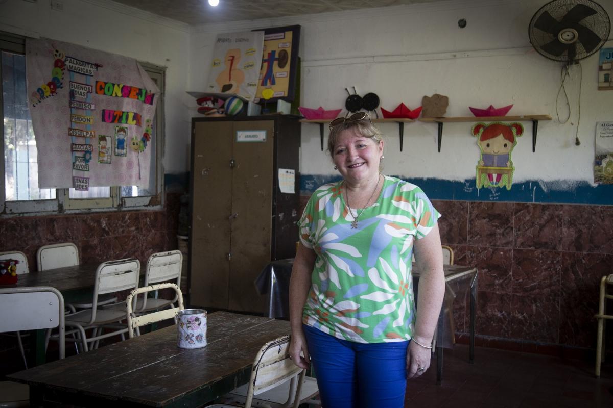 GRAN RECUERDO. Norma Romero, su maestra de la primeria, tiene un gran cariño con 