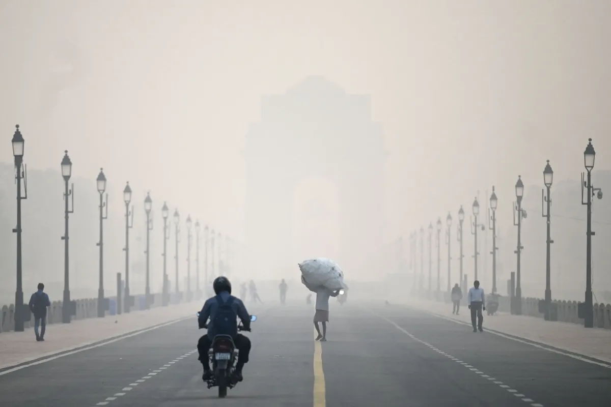 La nube de humo tóxica envuelve a la India y Pakistán. 