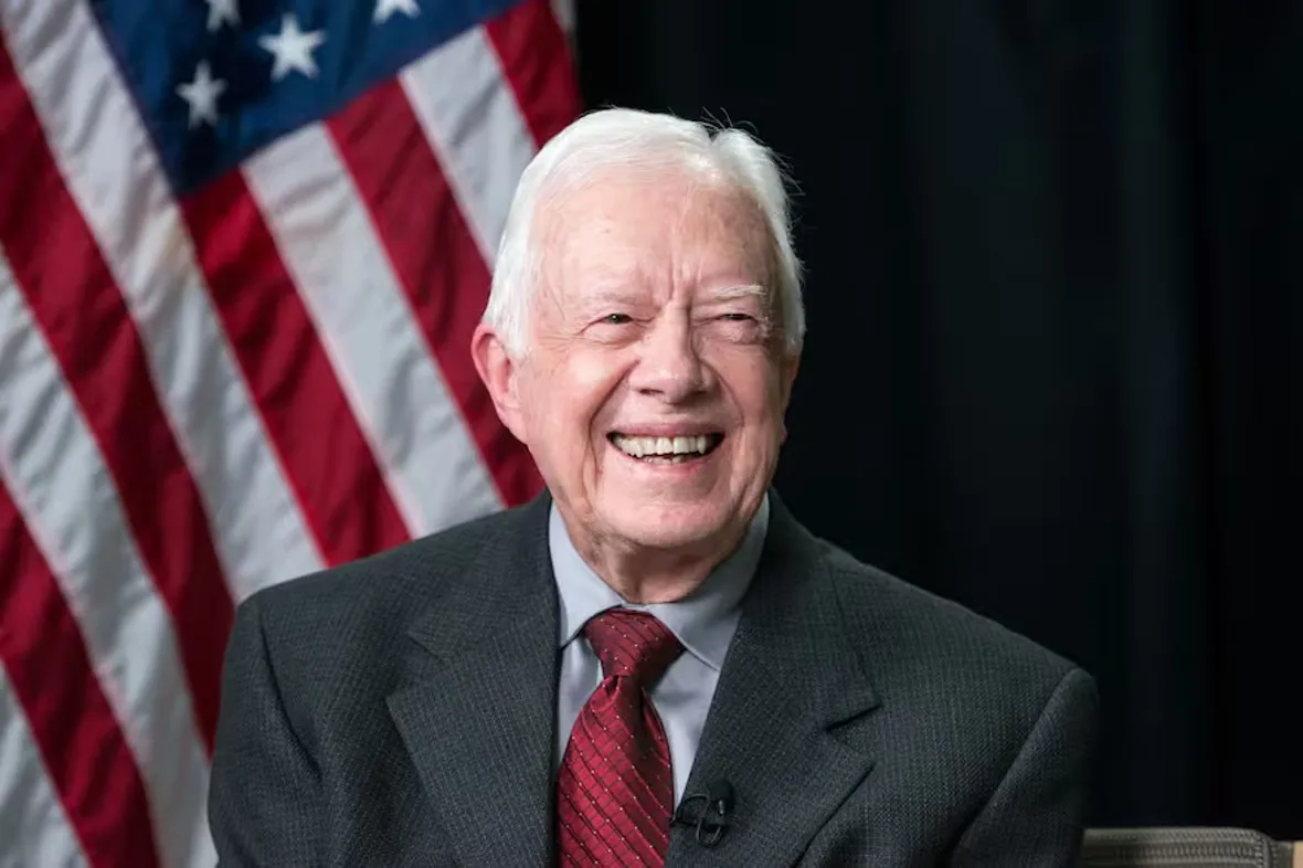 JIMMY CARTER. El ex presidente de los Estados Unidos falleció a los 100 años.