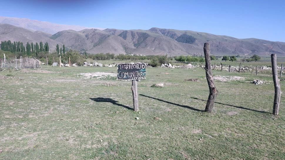 PROBLEMAS. Las comunidades marcan cuáles son sus tierras.