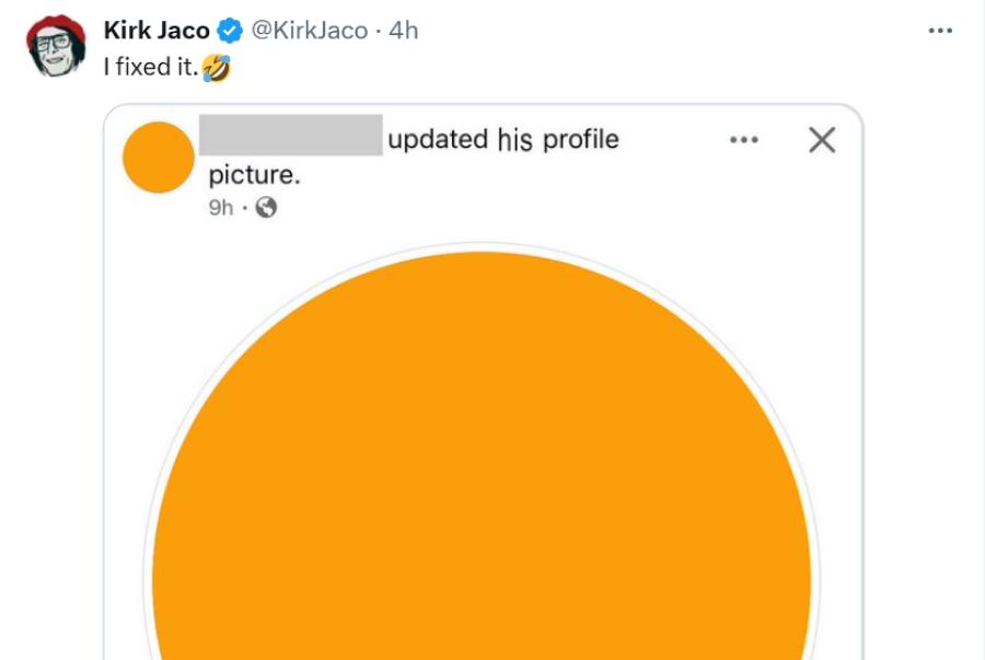 REDES SOCIALES. Un usuario hizo un chiste sobre el tono bronceado del presidente electo de Estados Unidos, Donald Trump. / X @Kirkjaco