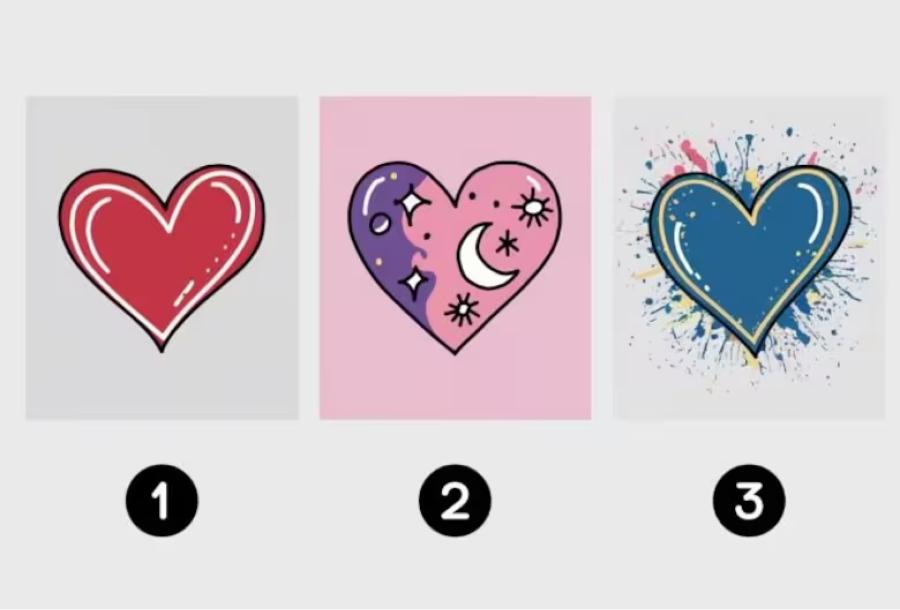 Test de personalidad: elegí uno de los tres corazones y descubrí cómo es tu pareja ideal