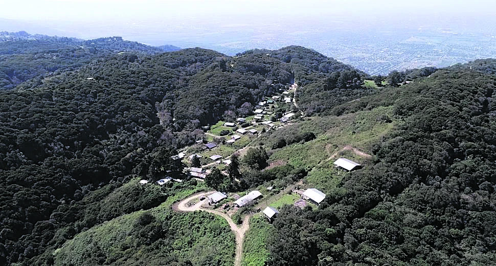 DESDE EL AIRE. Con un relevamiento realizado con dron se pudo calibrar cuánto creció el barrio, que ya tiene 70 construcciones.