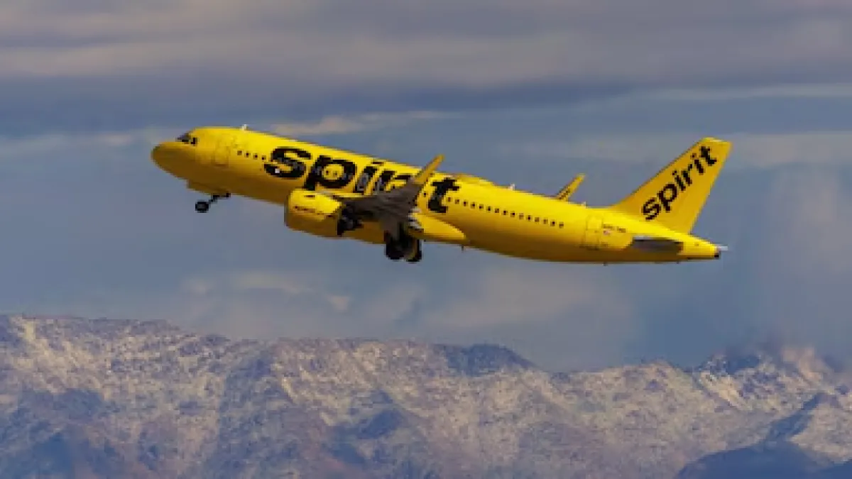 Un avión de Spirit Airlines fue alcanzado por un tiroteo. 