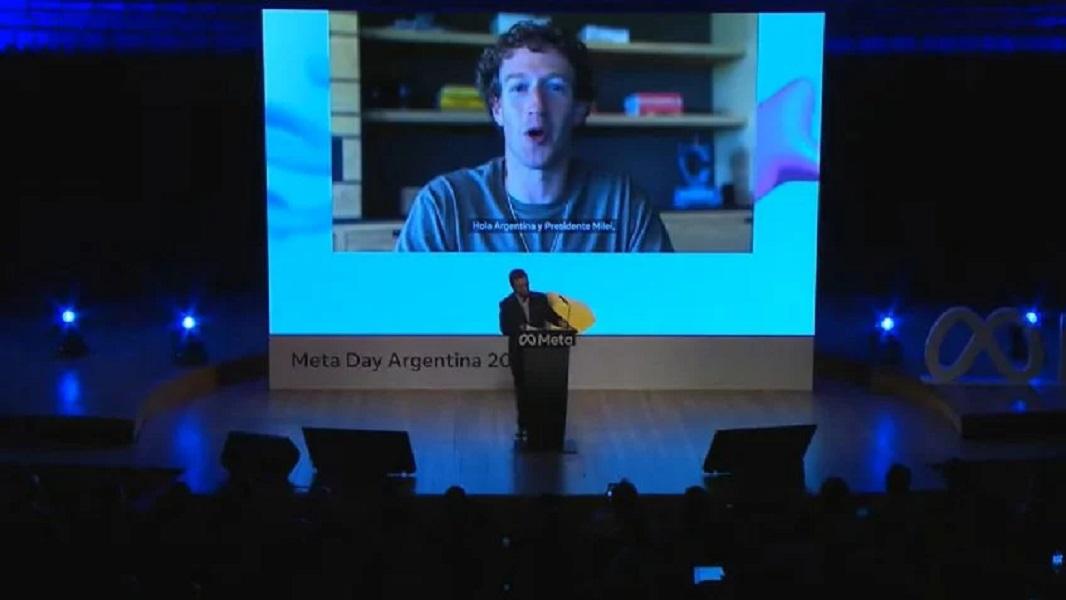 En un mensaje dirigido a Javier Milei, Mark Zuckerberg anunció la llegada de Llama 3 a Argentina