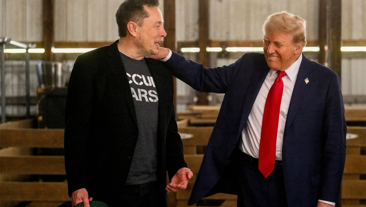 MUY CERCANOS. Elon Musk estuvo toda la campaña apoyando de múltiples maneras el nuevo intento de Donald Trump para llegar a la Casa Blanca.