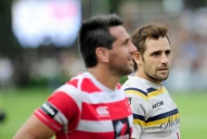 El emotivo reencuentro de dos ex Pumas: Nicolás Sánchez intercambió camisetas con Santiago González Iglesias