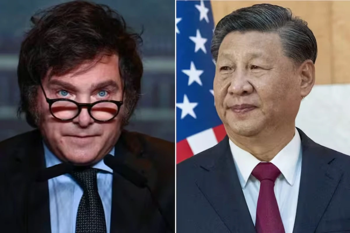 Javier Milei y Xi Jinping.