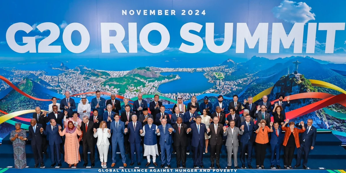 FOTO OFICIAL DE LA CUMBRE G20.