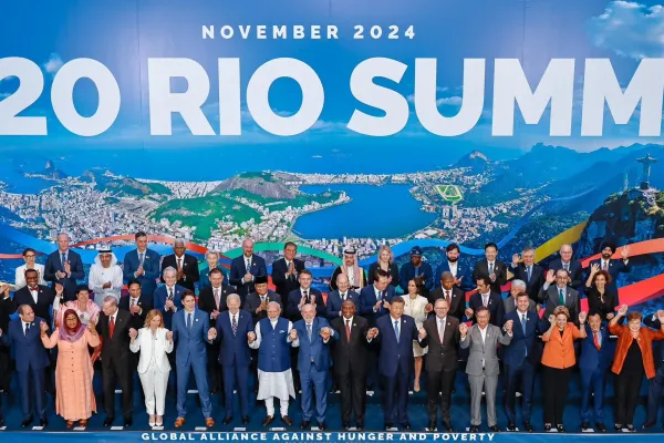 Javier Milei no participó de la foto oficial del G20 en Brasil: sin explicación oficial