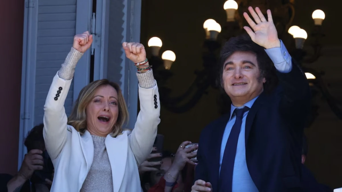 Tras una reunión en la Casa Rosada, Milei y Giorgia Meloni fijaron tres ejes de una agenda común