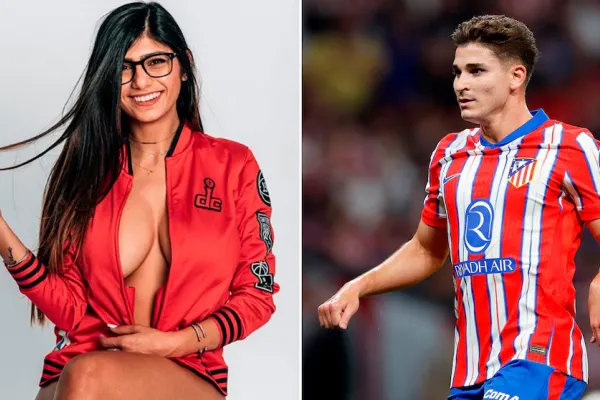 La actriz porno Mia Khalifa rompió el silencio sobre los rumores de romance con Julián Álvarez