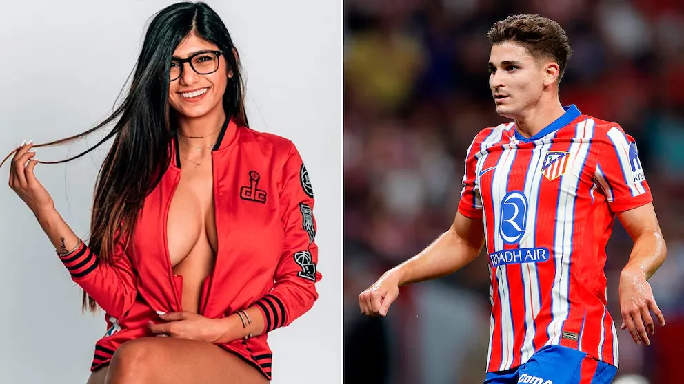 La actriz porno Mia Khalifa rompió el silencio sobre los rumores de romance con Julián Álvarez