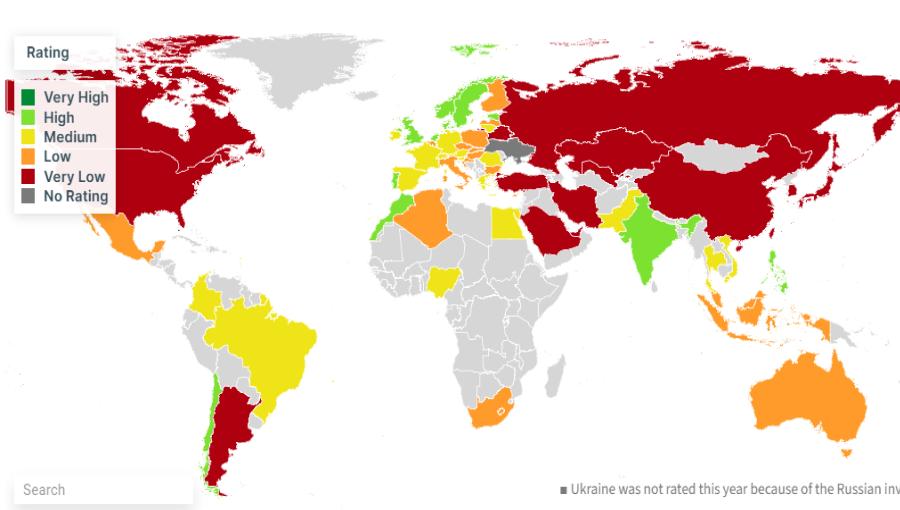 RANKING.  La Argentina sigue siendo criticada por su falta de ambición en sectores clave como la energía, la agricultura y la ganadería. / GERMANWATCH