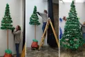 Tres ideas económicas: cómo armar un arbolito de Navidad con los más chicos
