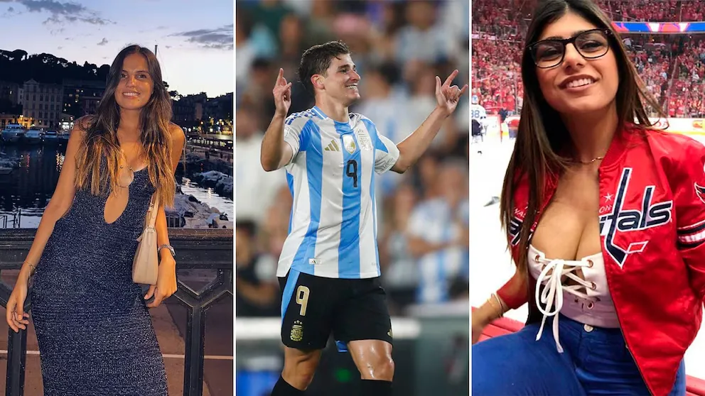 Julián Álvarez respondió a los rumores de romance con la actriz porno Mia Khalifa, con una particular foto