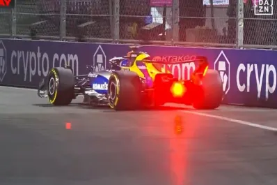 El compañero de Colapinto abandonó en la segunda práctica libre del GP de Las  Vegas