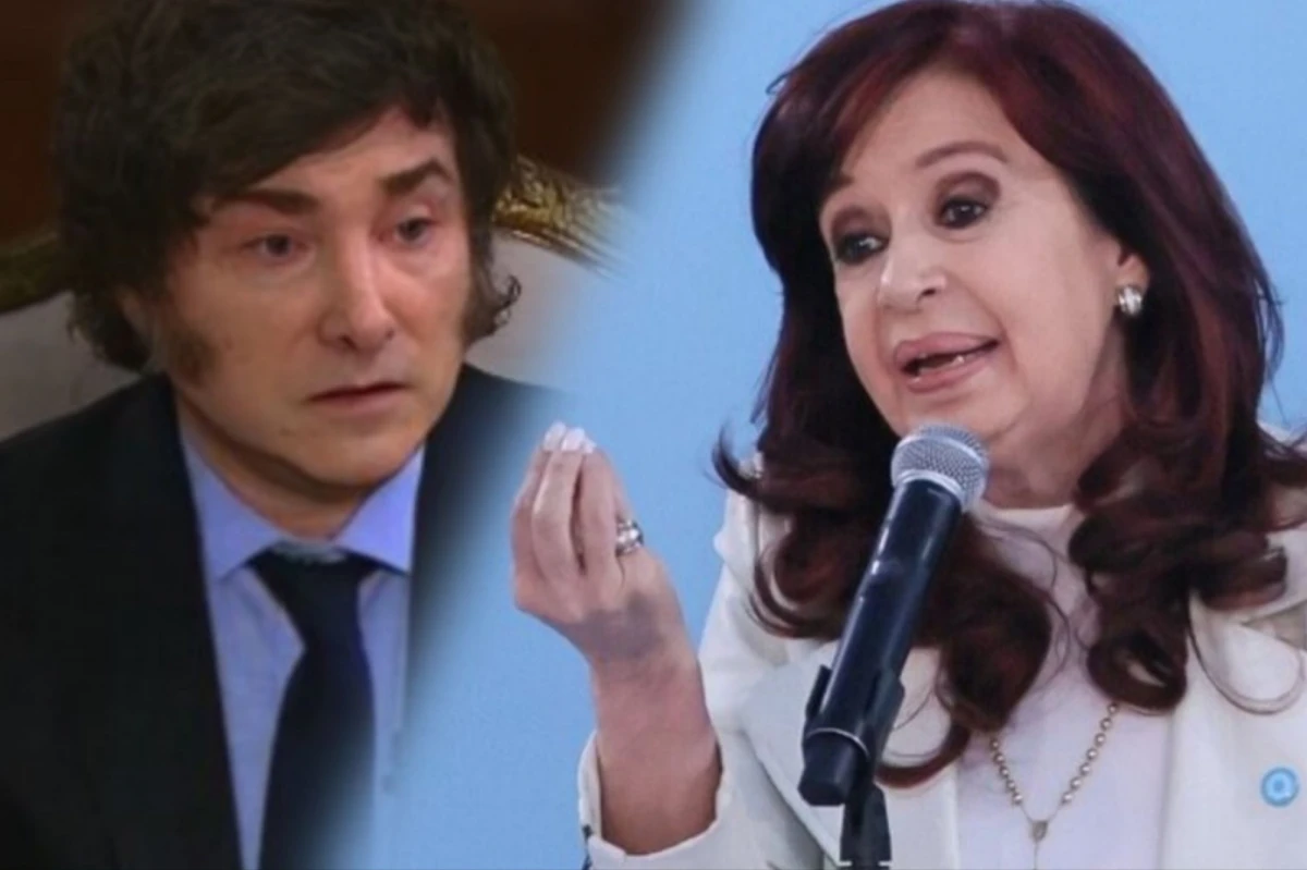 Duro cruce de Cristina Kirchner a Javier Milei.