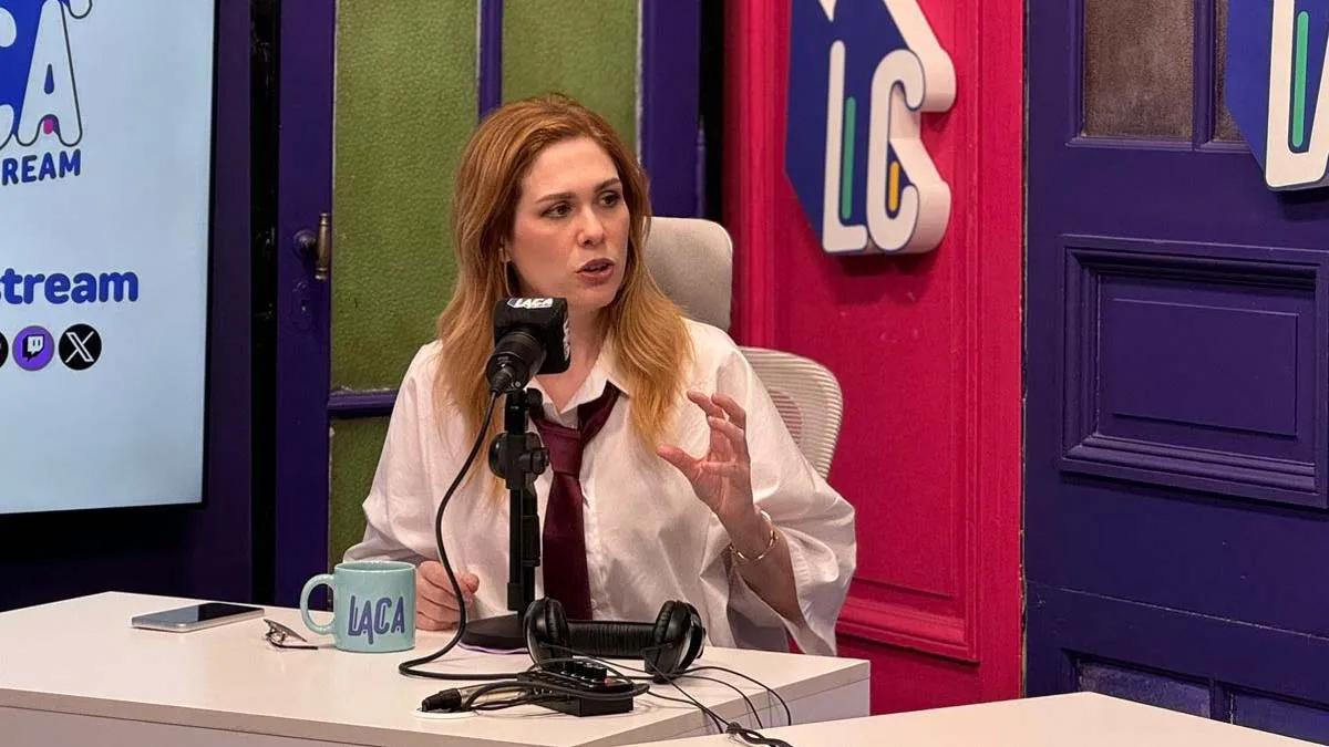 Lilia Lemoine estuvo en el programa de streaming Laca.