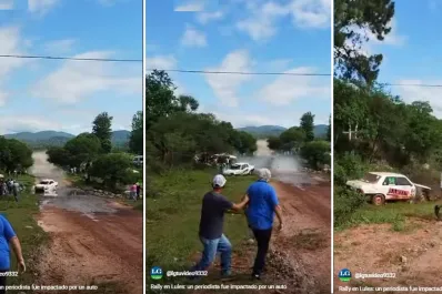 De milagro, el cierre del rally tucumano no terminó en un trágico accidente